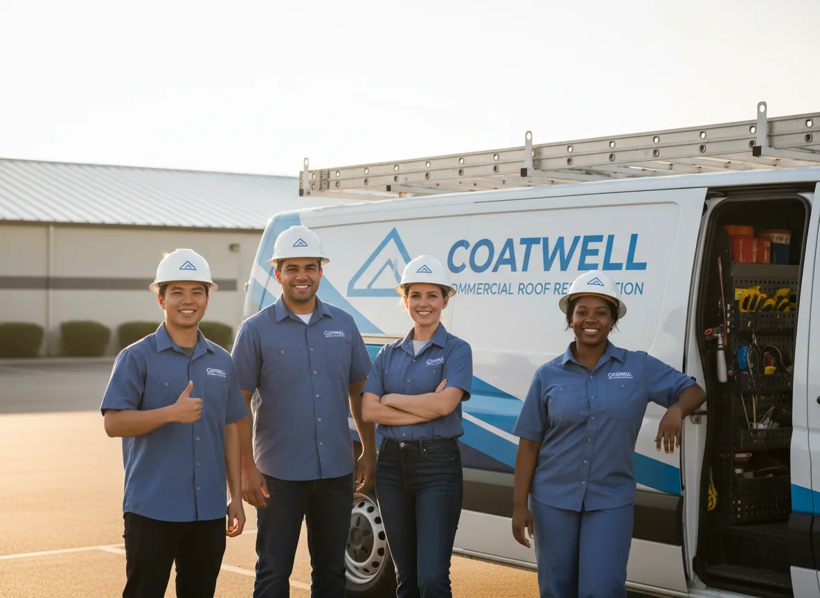 Commercial roof coating company in Rutland, IL